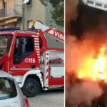 donna muore carboinizzata incendio napoi