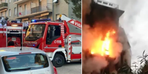 donna muore carboinizzata incendio napoi