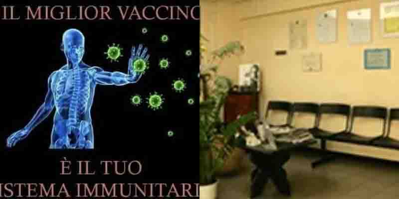 dottoressa contro pazienti vaccinati