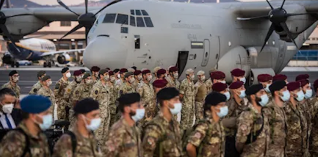 esercito italiano si prepara alla guerra