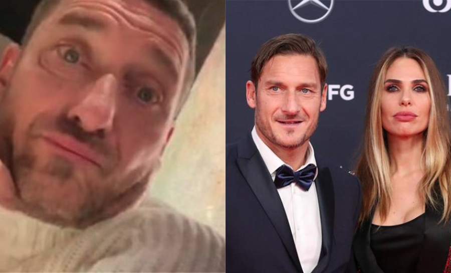 francesco totti ilary blasi fuga milano