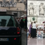 Il gesto della madre di Emanuele Melillo al funerale del figlio