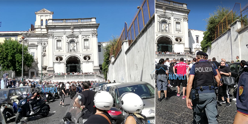 funerali samuele gargiulo tensioni