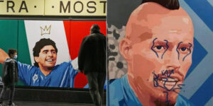 imbrattato murale hamsik