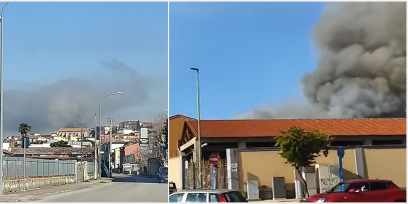 incendio benevento