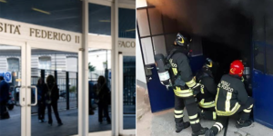 incendio federico II via marina