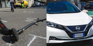 Grave incidente in monopattino per un giovane, tassista lo salva: "Non potevo lasciarlo andare"