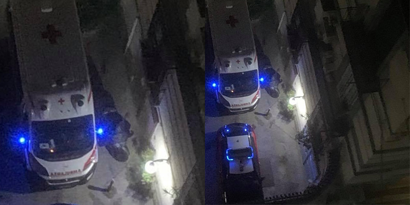 Urla in piena notte in un appartamento in via Tasso, minore in casa