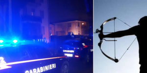 lancia freccia contro vicini