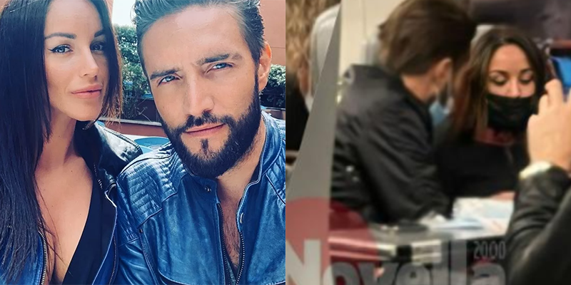 lite alex belli moglie treno