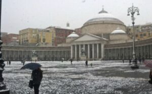 neve gelo napoli quando