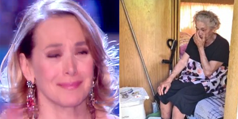 Nonnina napoletana vive in una roulotte, bulli la prendono a sassate: interviene Barbara D'Urso