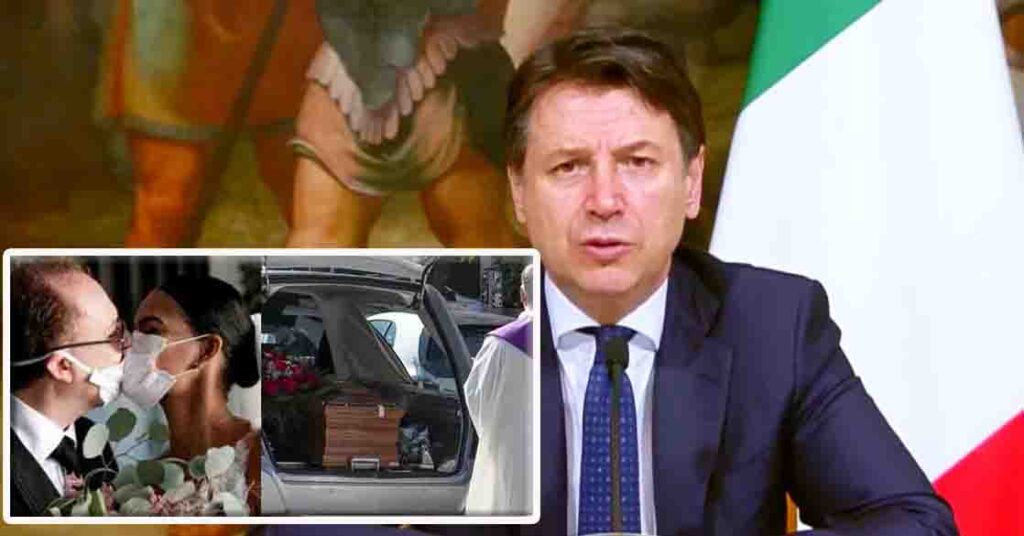 Nuovo Dpcm, regole per matrimoni e funerali: numero ridotto di partecipanti