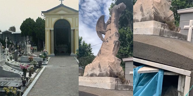 orrore cimitero poggioreale