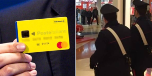 percepisce reddito ruba centro commerciale