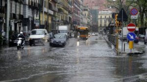 pioggia napoli
