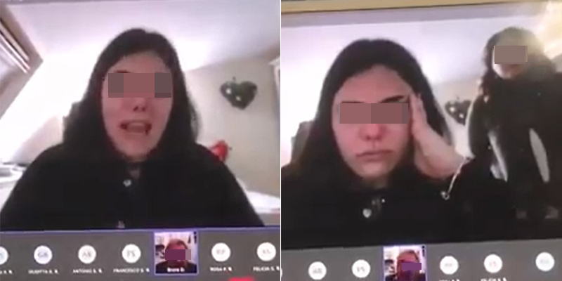 Prof sgrida l'alunna durante esame in videoconferenza, interviene la madre: il web si schiera con il docente