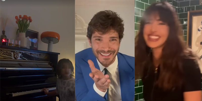 serata in famiglia santiago stefano belen