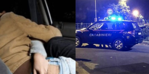 sesso in auto fermati multa carabinieri