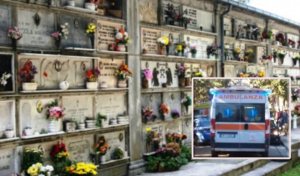 Dramma al cimitero, porta fiore sulla tomba della moglie defunta: si sente male e muore