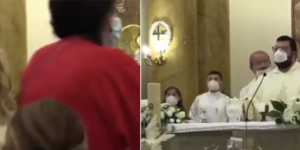 spari durante prima comunione