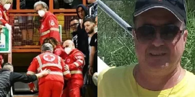 Il tifoso si è accasciato e ha sbattuto la testa davanti agli occhi del figlio. Secondo alcuni testimoni i soccorritori sarebbero arrivati tardi con un defibrillatore ma è una versione che dovrà essere chiarita meglio dagli accertamenti. i tifosi dell'Ascoli sono stati fatti affluire fuori dallo stadio mentre i medici gli stavano praticando il massaggio cardiaco.