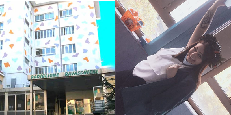 Giovane mamma si laurea al Santobono di Napoli per restare vicino al figlioletto