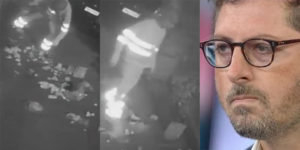 Operatori Asia spargono rifiuti su marciapiede, la spiegazione: "Messi ai lati della strada per l'arrivo degli spazzini"