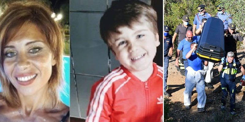 viviana e gioele funerali