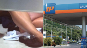 Atti osceni nell'area di servizio in tangenziale