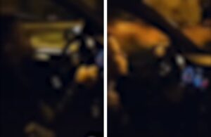 Bimbo al volante nel Napoletano