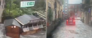 Bomba d'acqua in Campania