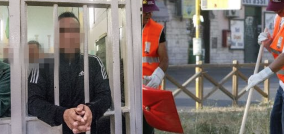 Detenuti lavori socialmente utili Comune di Napoli