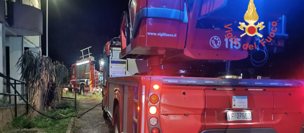 Incendio a Catanzaro