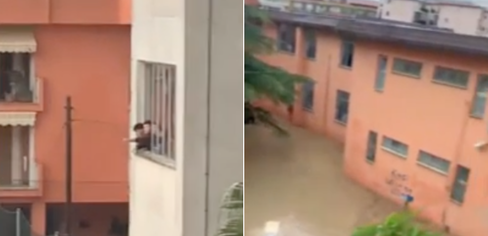 Nubifragio e alluvione in Cilento