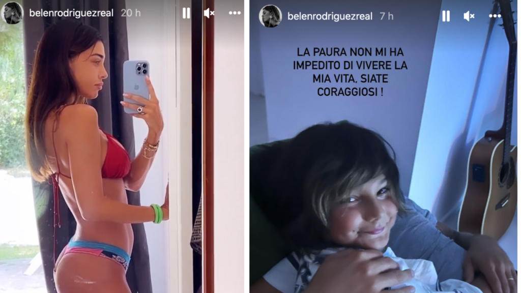 Belen Rodriguez, la confessione sul pancino