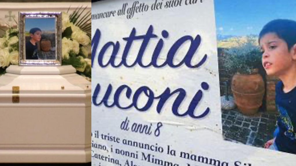 funerali Mattia luconi