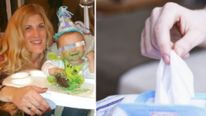 mamma uccide bimbo con salvietta