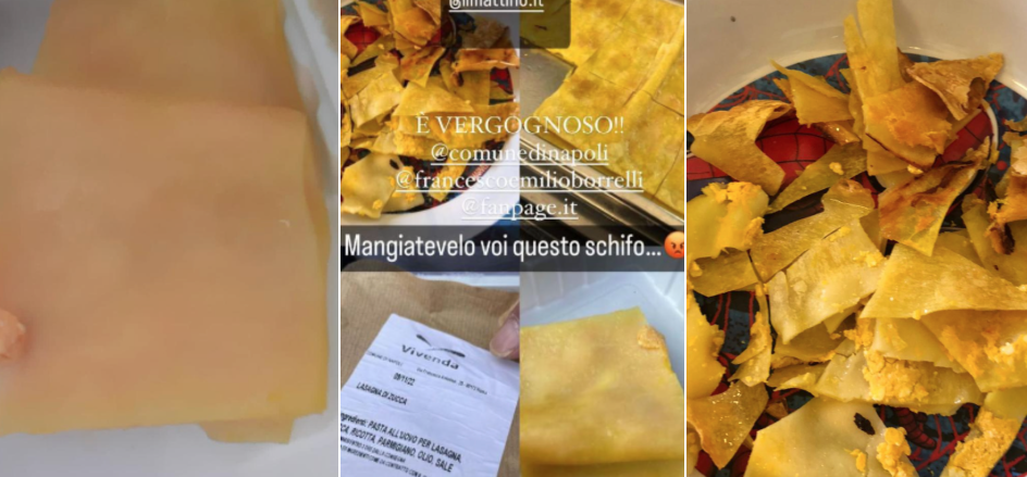 Refezione scolastica a Napoli