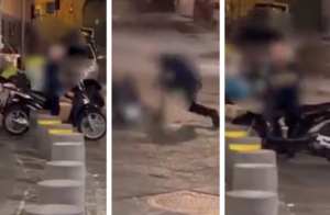 Ubriaco alla guida del motorino