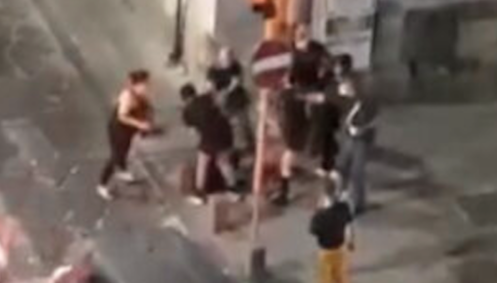 Strascino in strada a Casal di Prinicipe