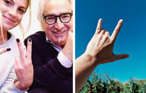 Emma e la dedica al papà