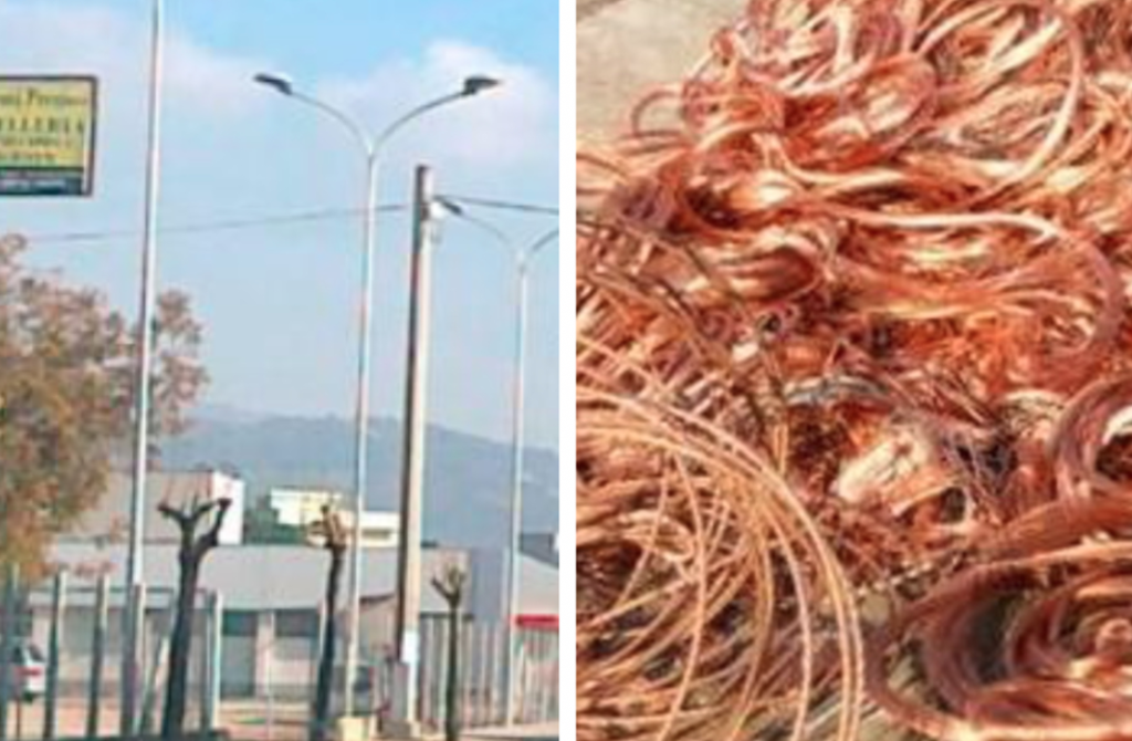 Ladri di rame in azione