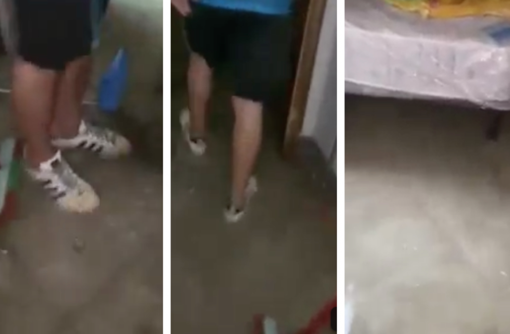 Casa allagata a Crispano