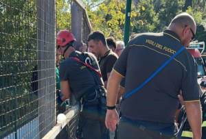 Salvato uomo Pianura