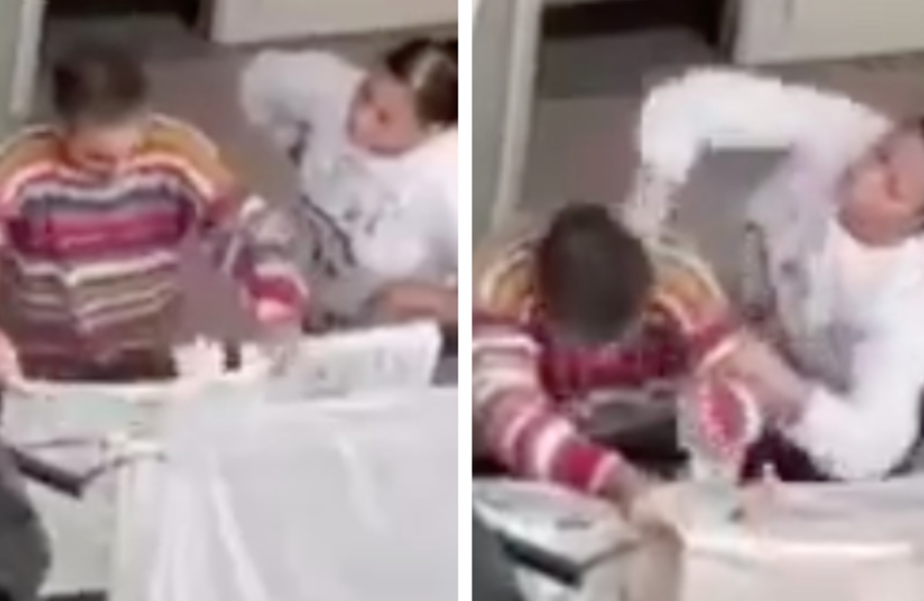 Sorella picchia fratello autistico