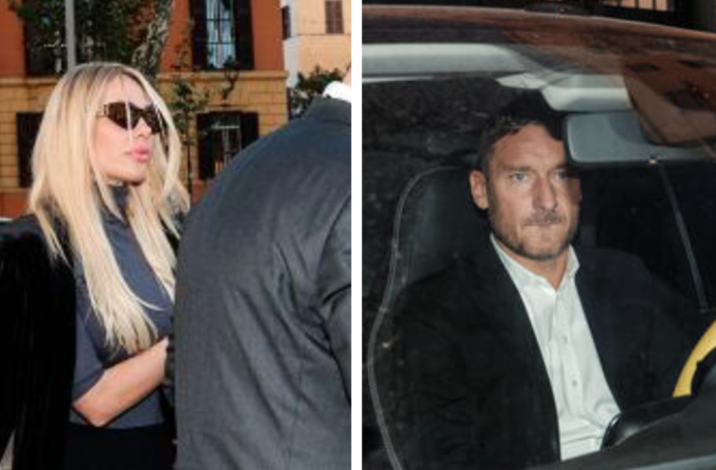 Francesco Totti e Ilary Blasi udienza separazione