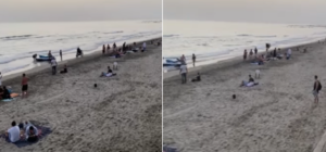 In scooter sulla spiaggia a Ischitella