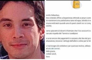 Sebastian muore mentre fa una consegna e viene licenziato