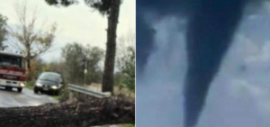 Tromba d'aria in Salento